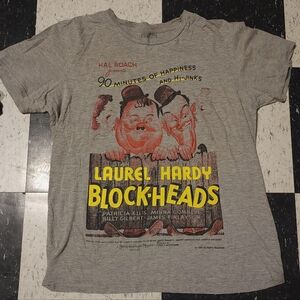 Block-Heads By Hal Roach Laurel And Hardy 1985 Retro T-Shirt
